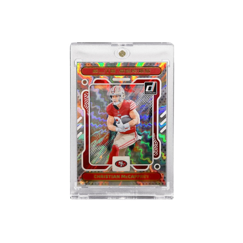 Christian McCaffrey San Francisco 49ers Panini 23 Donruss Elite Series Card
