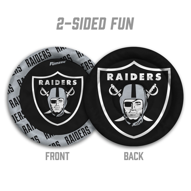 NFL Las Vegas Raiders Flimzee Bean-Bag Flying Disc