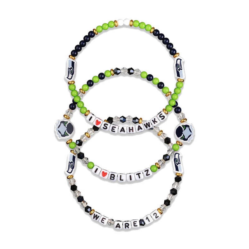 NFL Seattle Seahawks FOCO 3-Pack Friendship Bracelet