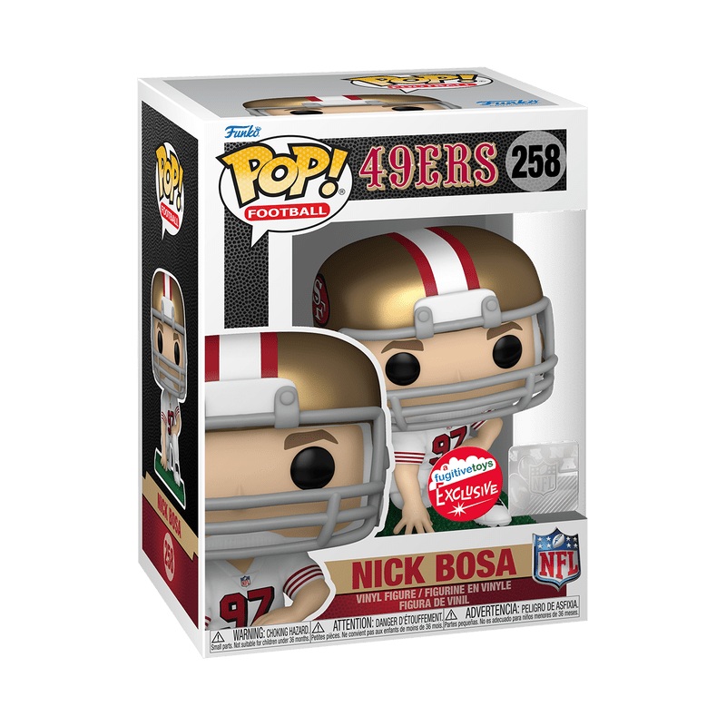 Nick Bosa San Francisco 49ers Funko NFL Color Rush 258 Pop Vinyl Figure
