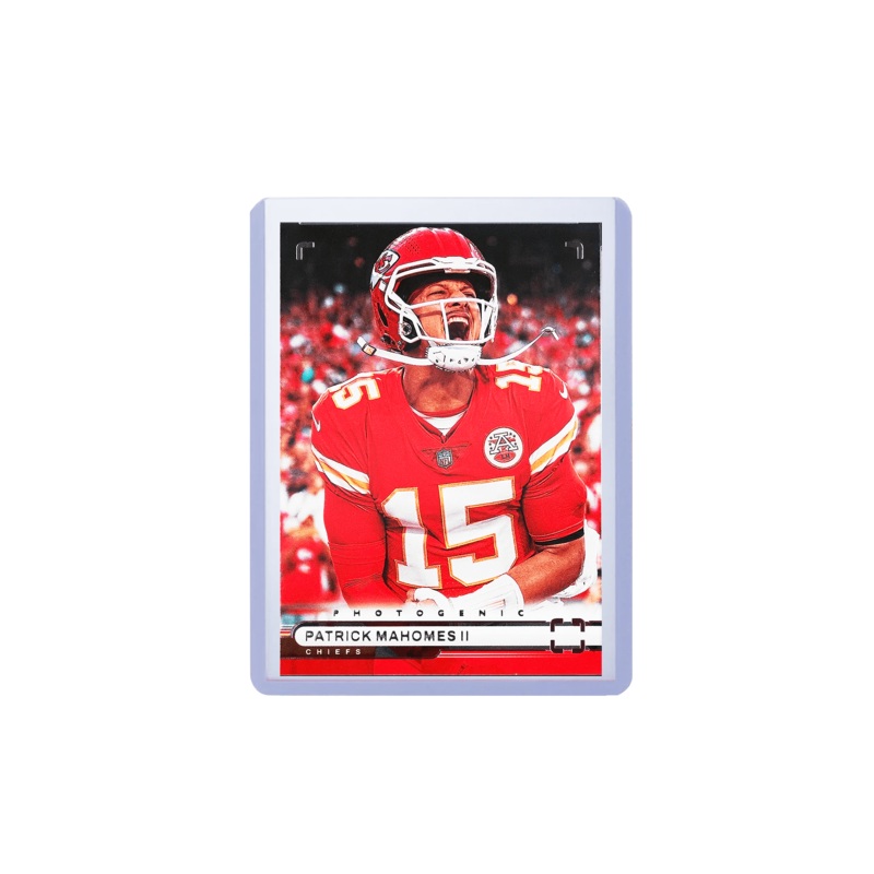 Patrick Mahomes Kansas City Chiefs Panini NFL 22 Photogenic 18 Card