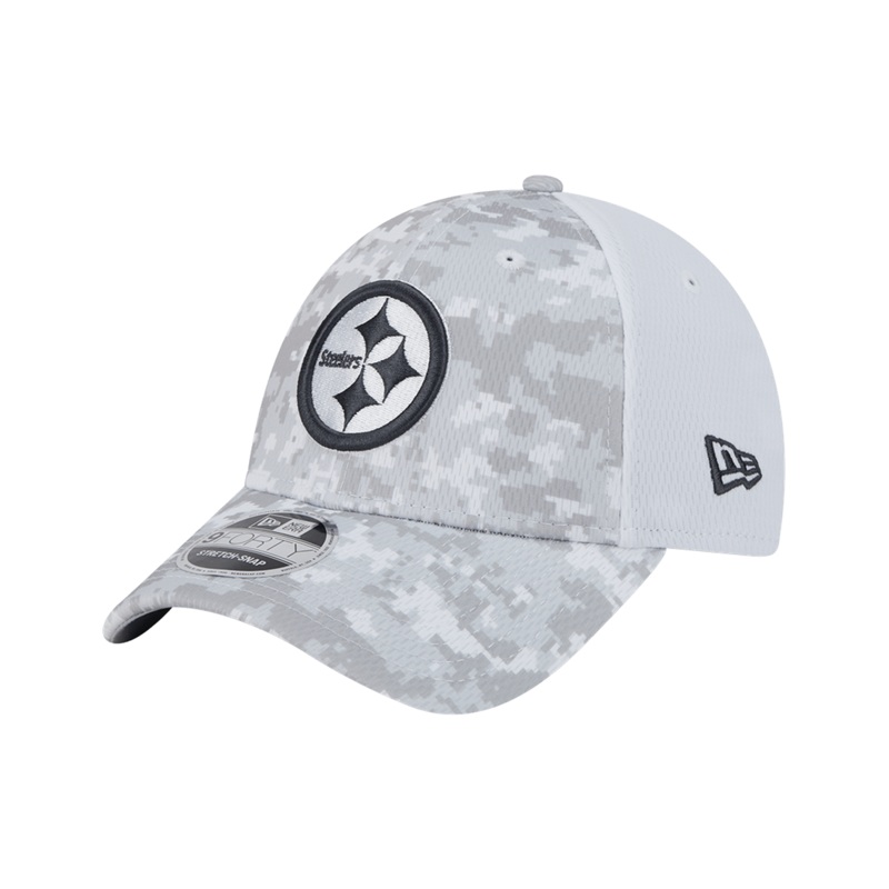 Pittsburgh Steelers New Era NFL 24 Salute To Service 9FORTY Stretch-Snapback Hat