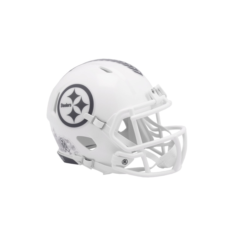 Pittsburgh Steelers Riddell NFL Salute To Service 24 Speed Replica Mini Helmet