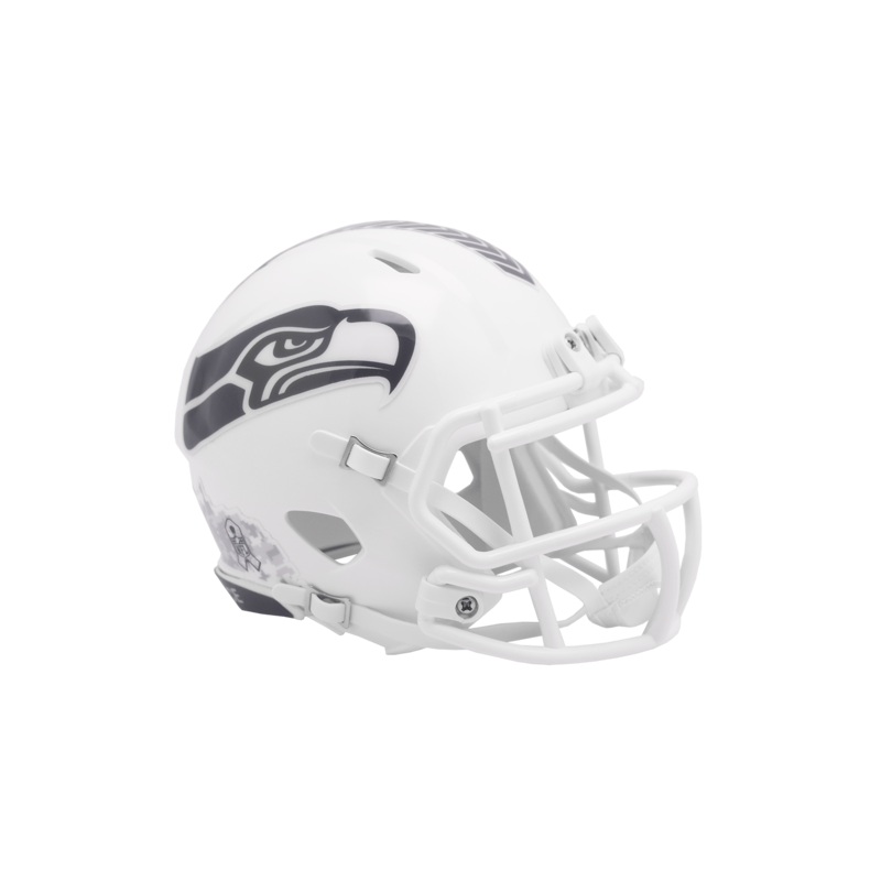 Seattle Seahawks Riddell NFL Salute To Service 24 Speed Replica Mini Helmet