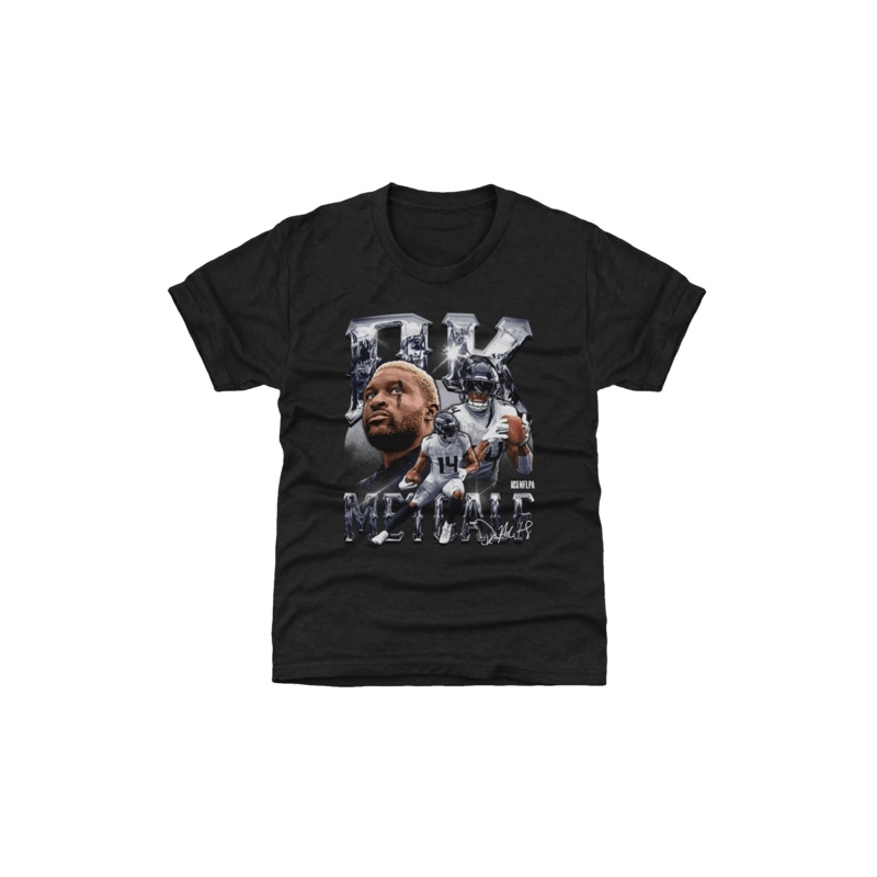 Youths DK Metcalf Seattle Seahawks 500 Level NFL Homage T-Shirt – Tri Black