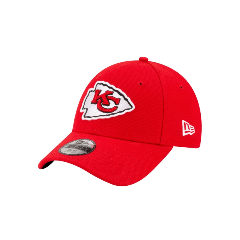 Youths Kansas City Chiefs New Era NFL Team 9FORTY Hat – Red