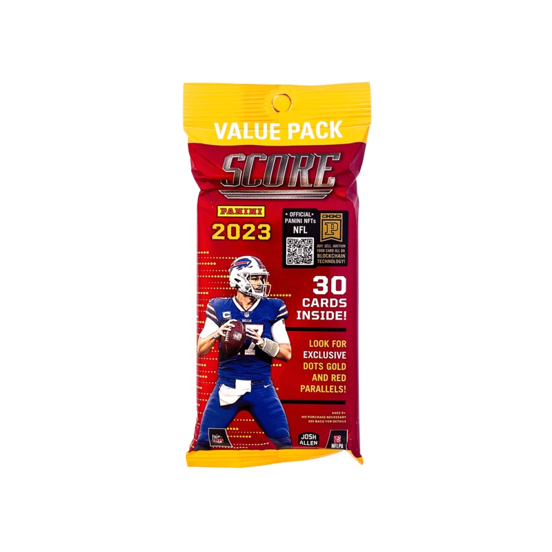 2024 Panini NFL Score Football Trading Card Value Fat Pack
