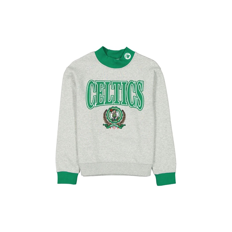 Boston Celtics Throwback Prep Women’s Mockneck Sweatshirt