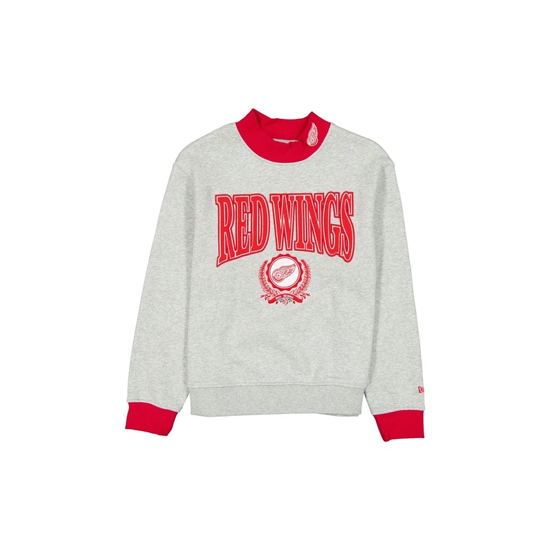 Detroit Red Wings Throwback Prep Women’s Mockneck Sweatshirt