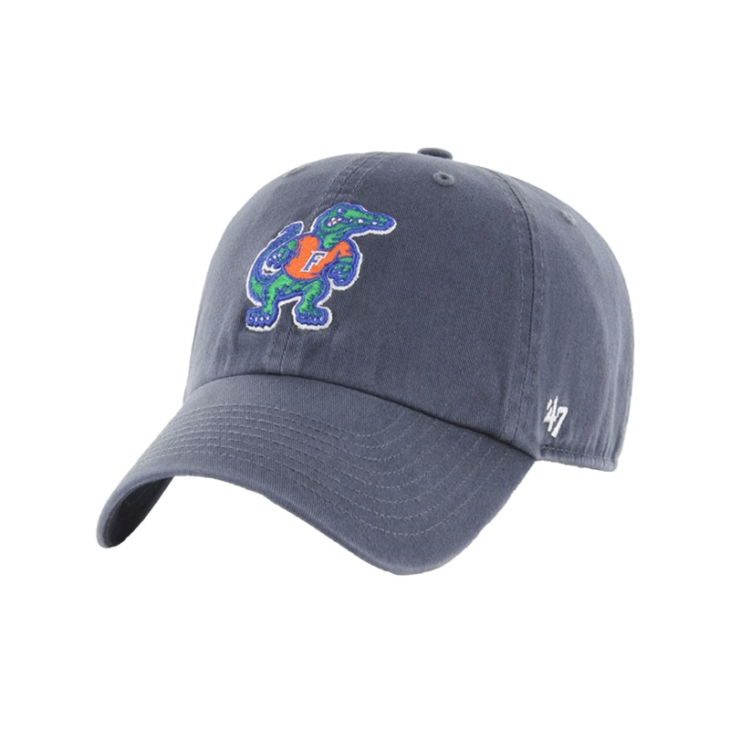 Florida Gators ’47 NCAA Team Clean Up Strapback Hat – Vintage Navy