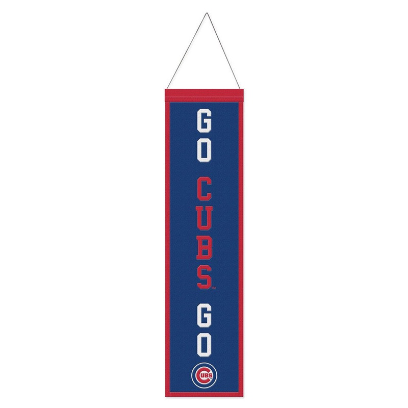 MLB Chicago Cubs WinCraft Slogan Wool Banner