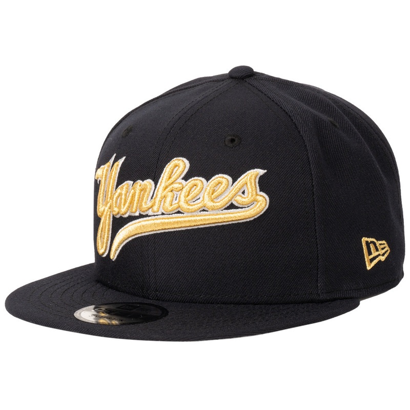 MLB New York Yankees New Era Team Gold 9FIFTY Snapback Hat – Navy