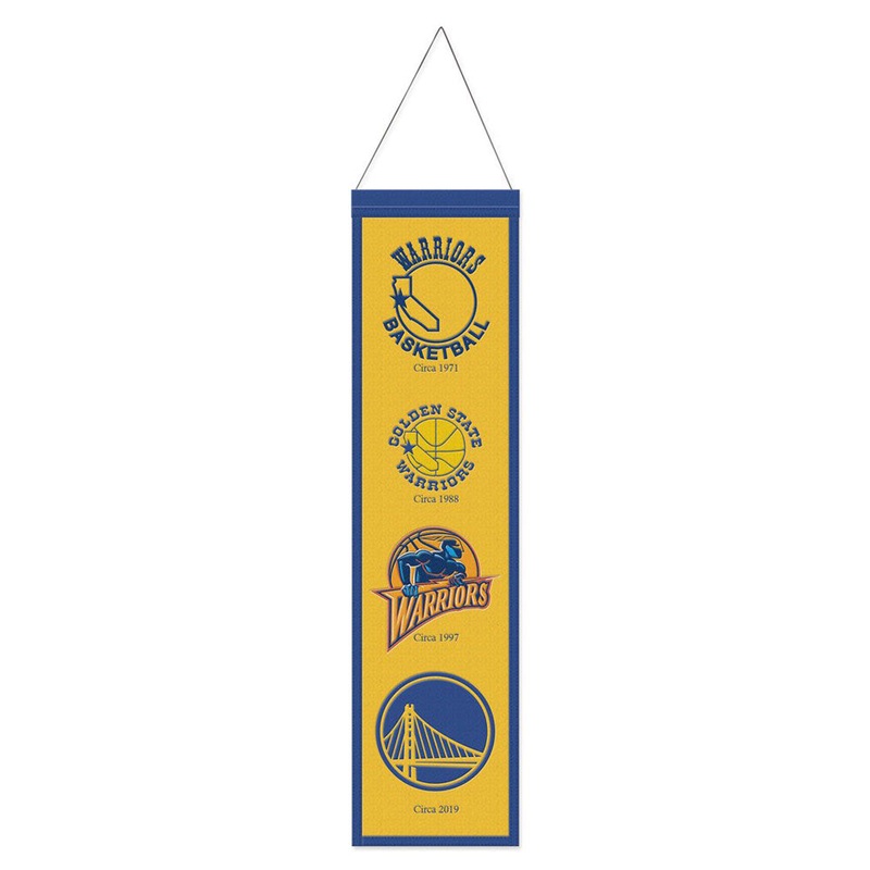 NBA Golden State Warriors WinCraft Heritage Wool Banner