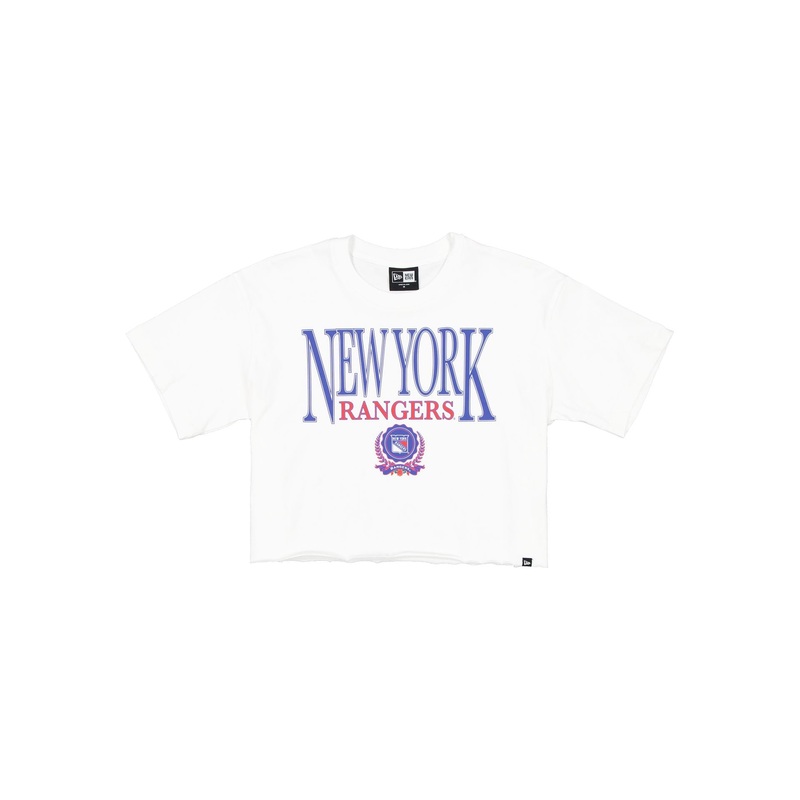 New York Rangers Throwback Prep Women’s Cropped T-Shirt