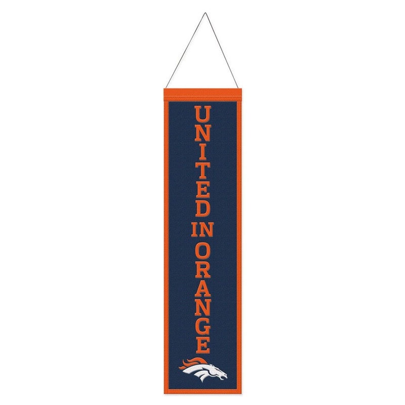 NFL Denver Broncos WinCraft Slogan Wool Banner