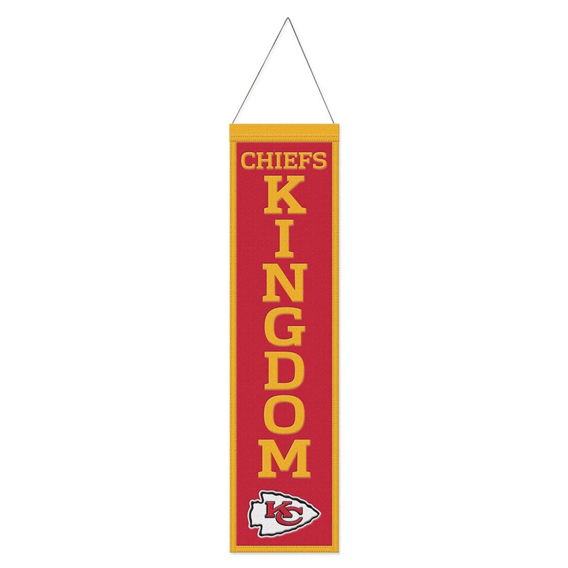 NFL Kansas City Chiefs WinCraft Slogan Wool Banner