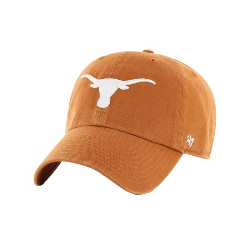 Texas Longhorns ’47 NCAA Team Clean Up Strapback Hat – Burnt Orange