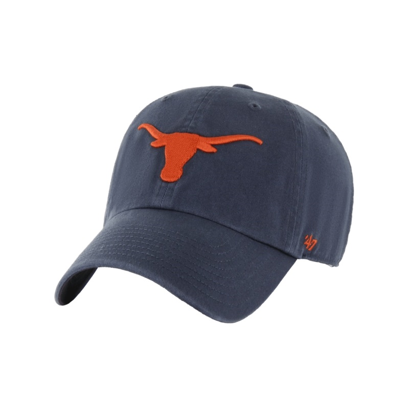 Texas Longhorns ’47 NCAA Team Clean Up Strapback Hat – Vintage Navy