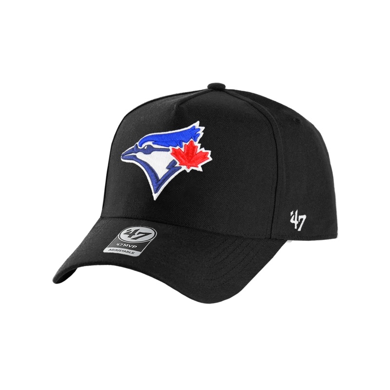 Toronto Blue Jays ’47 MLB Team MVP DT Snapback Hat – Black