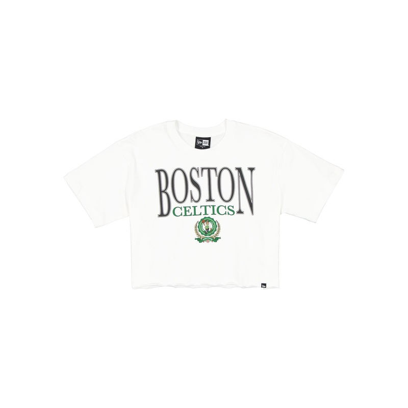 Boston Celtics Throwback Prep Women’s Cropped T-Shirt