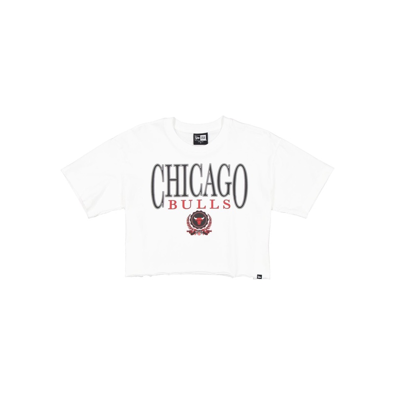 Chicago Bulls Throwback Prep Women’s Cropped T-Shirt