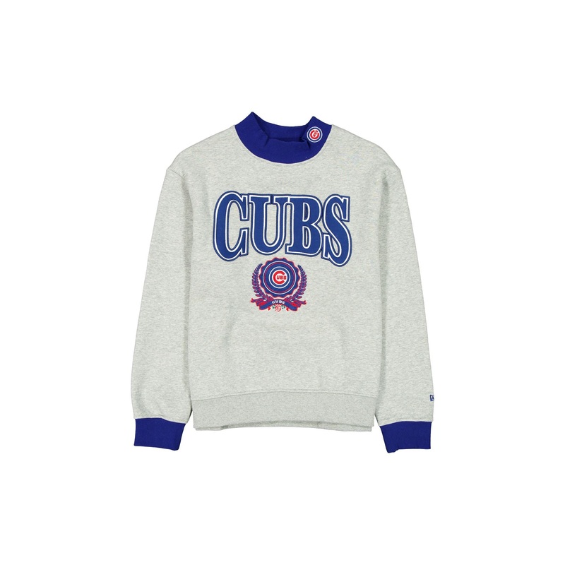 Chicago Cubs Throwback Prep Women’s Mockneck Sweatshirt