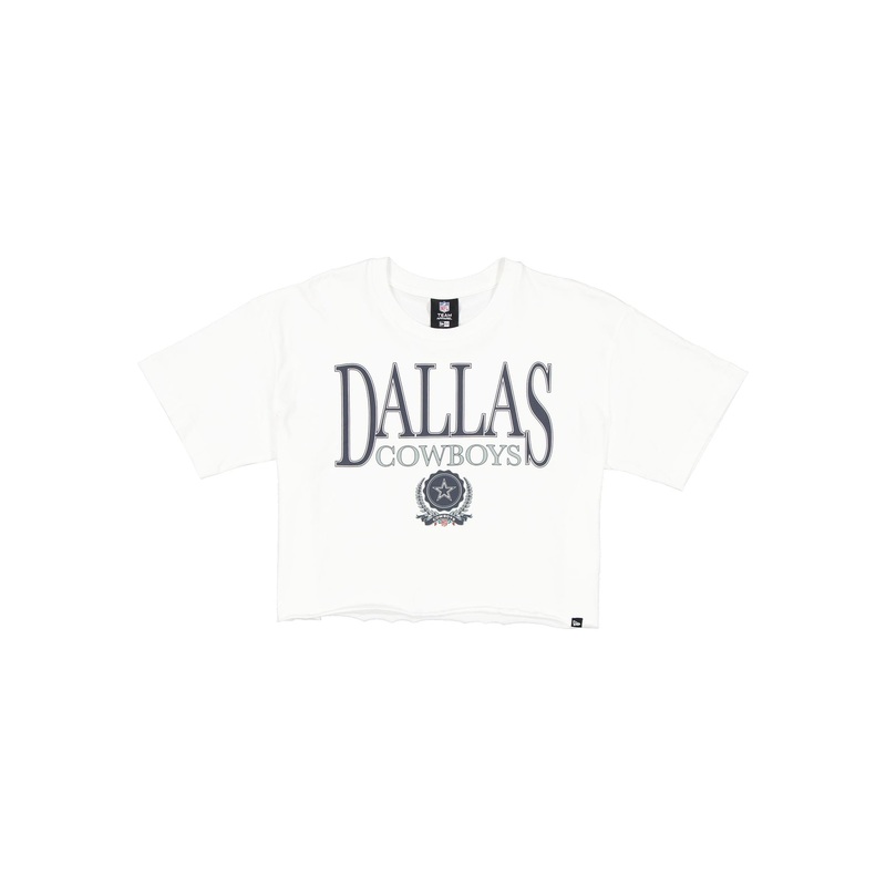 Dallas Cowboys Throwback Prep Women’s Cropped T-Shirt