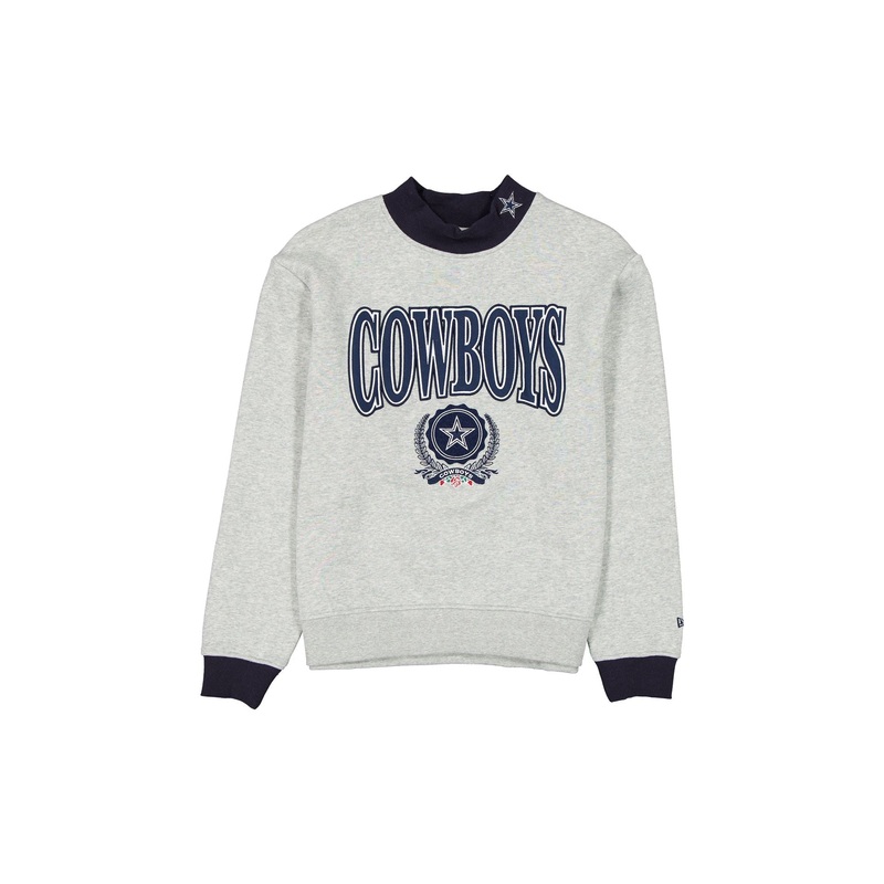 Dallas Cowboys Throwback Prep Women’s Mockneck Sweatshirt