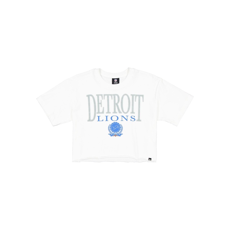 Detroit Lions Throwback Prep Women’s Cropped T-Shirt