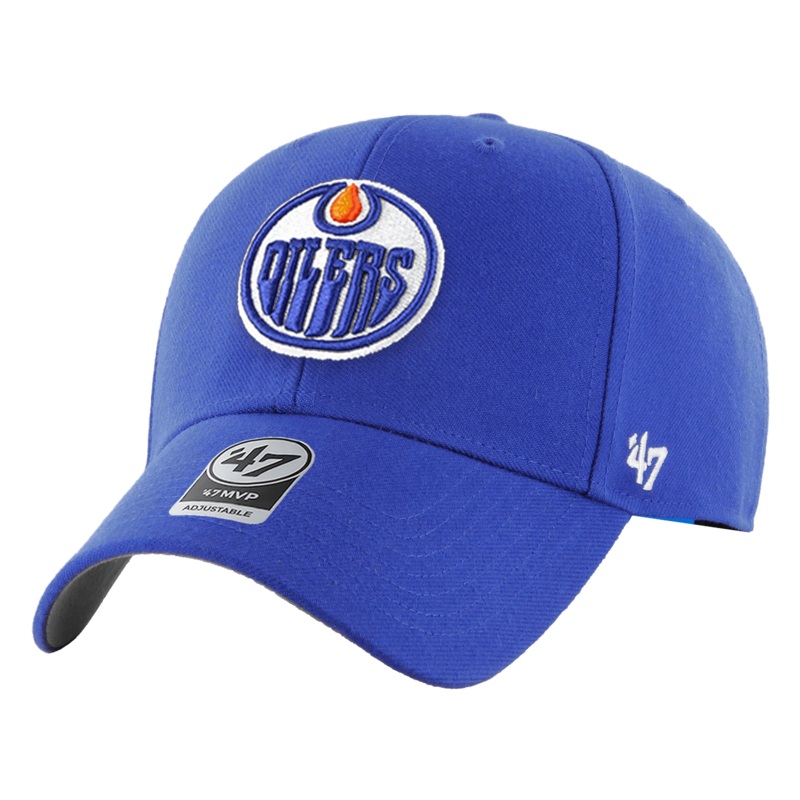 Edmonton Oilers ’47 NHL Team MVP Snapback Hat – Blue