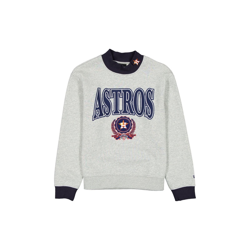 Houston Astros Throwback Prep Women’s Mockneck Sweatshirt