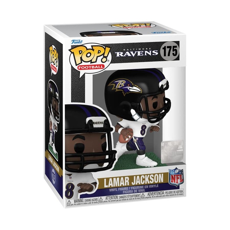 Lamar Jackson Baltimore Ravens Funko NFL Pop Vinyl Figure – White