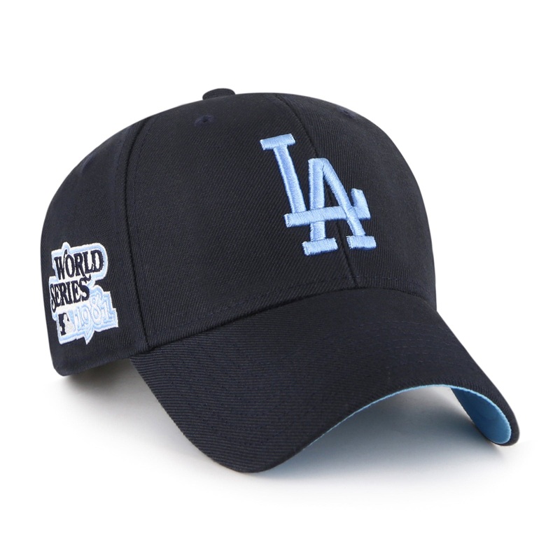 Los Angeles Dodgers ’47 MLB Blue World Series Patch MVP Snapback Hat – Navy