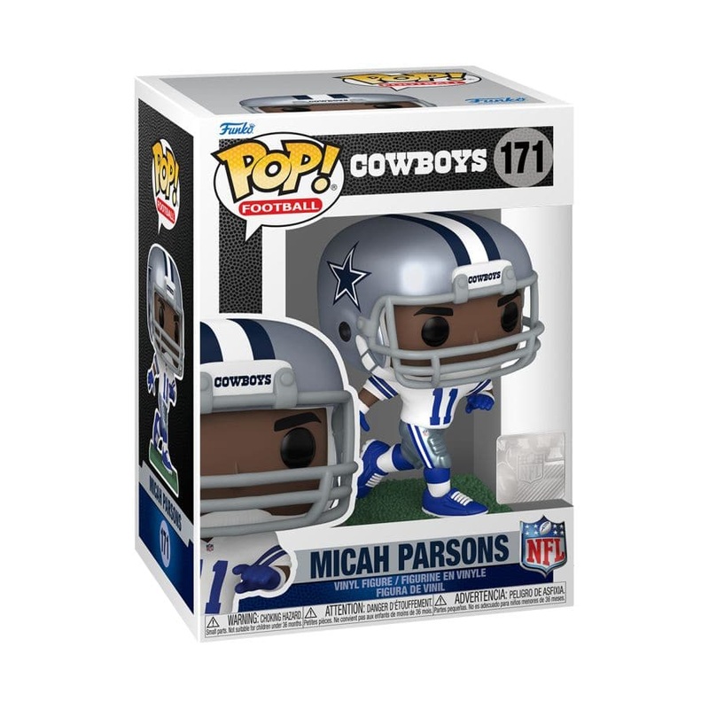 Micah Parsons Dallas Cowboys Funko NFL Pop Vinyl Figure – White