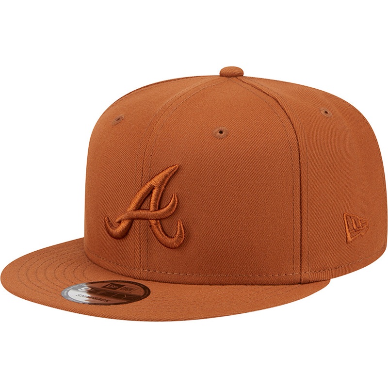 MLB Atlanta Braves New Era Earthly Brown 9FIFTY Snapback Hat – Brown