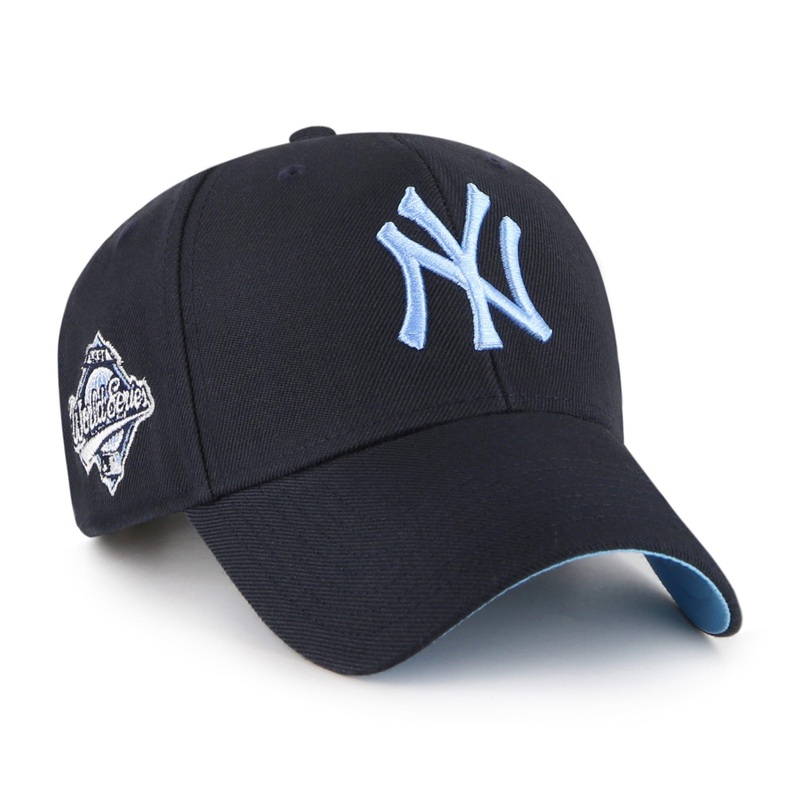New York Yankees ’47 MLB Blue World Series Patch MVP Snapback Hat – Navy