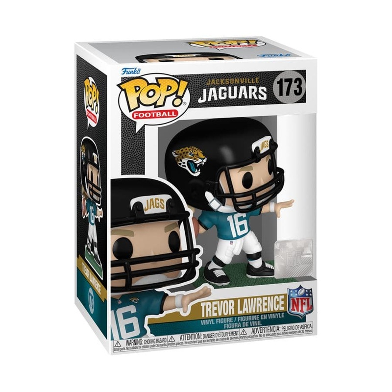 Trevor Lawrence Jacksonville Jaguars Funko NFL Pop Vinyl Figure – Teal