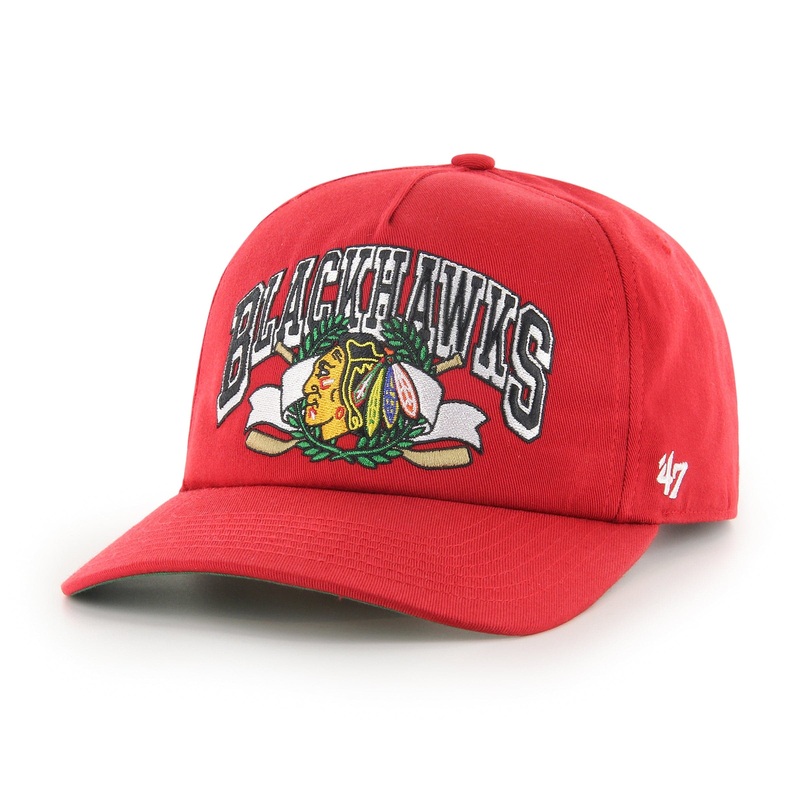 Chicago Blackhawks ’47 NHL Laurel MVP DP Pre-Curved Snapback Hat – Red