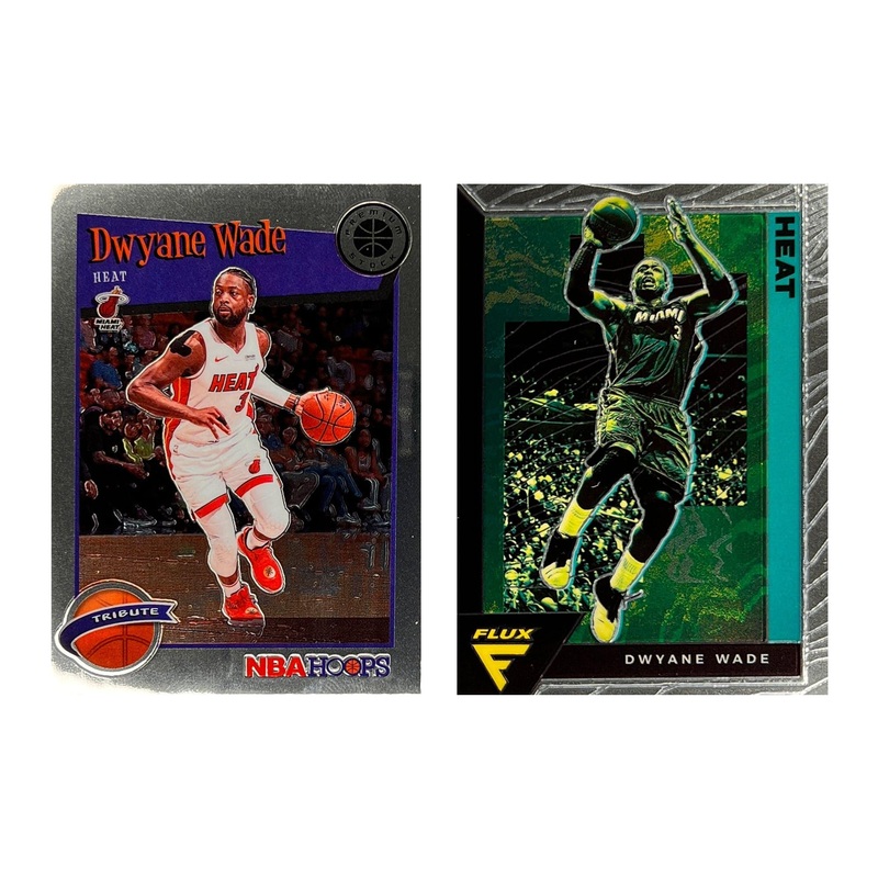 Dwyane Wade Miami Heat Panini NBA 20-21 Premium 2 Card Set