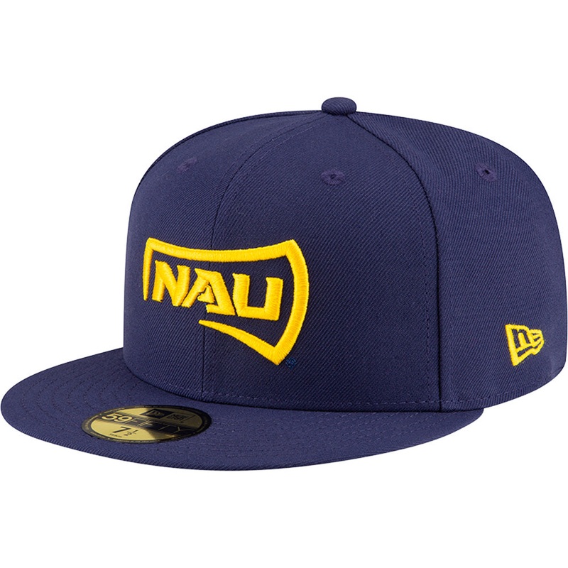 NCAA Northern Arizona Lumberjacks New Era Tonal Yellow 59FIFTY Fitted Hat
