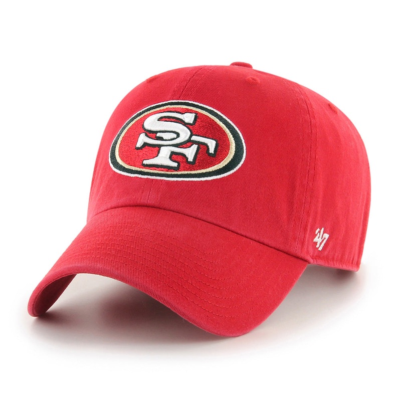 NFL San Francisco 49ers ’47 Clean Up Adjustable Hat Hat – Red