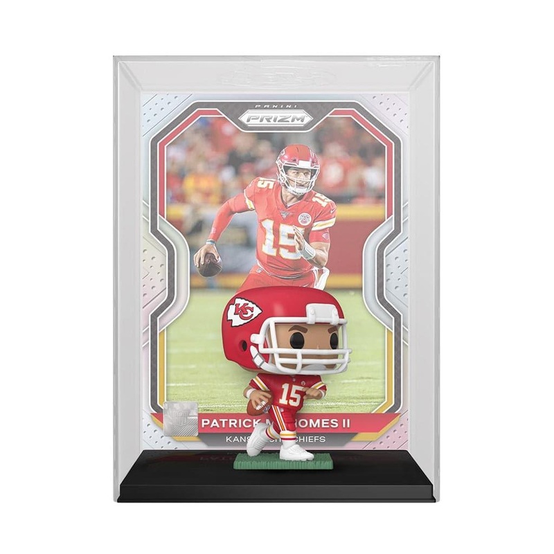 Patrick Mahomes Kansas City Chiefs Funko NFL Prizm Trading Card Figure – Red