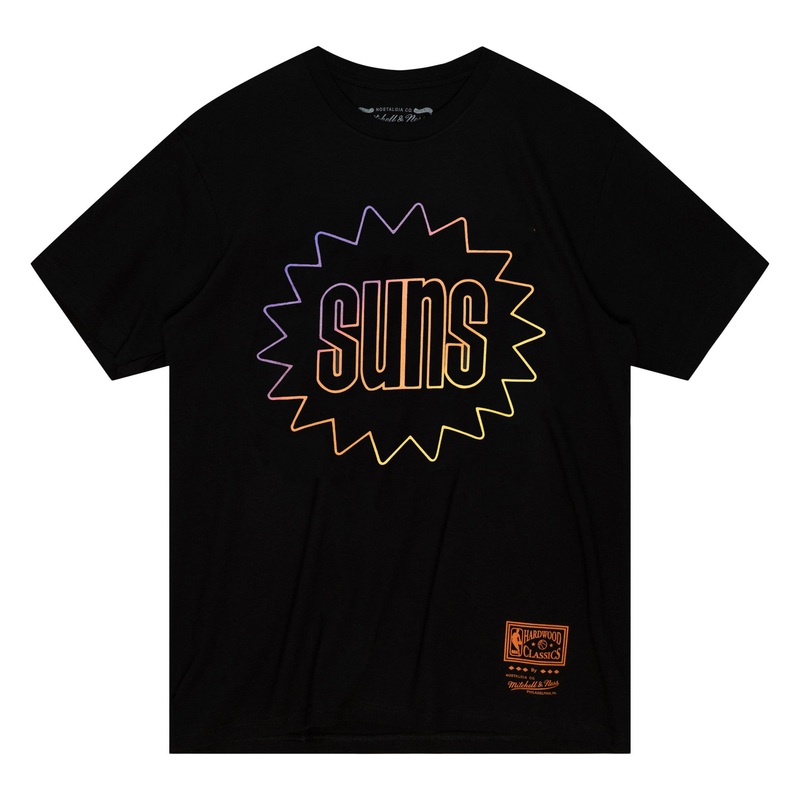 Phoenix Suns Mitchell & Ness Gradient Burst T-Shirt – Black