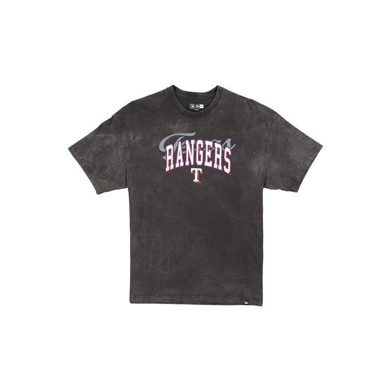 Texas Rangers Women’s Oversized Washed Black T-Shirt