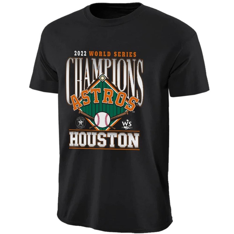 Houston Astros Majestic MLB 22 World Series Champions T-Shirt – Black