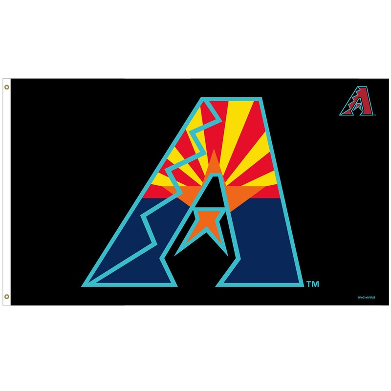 MLB Arizona Diamondbacks Wincraft Flag Fill 3′ x 5′ Deluxe Flag