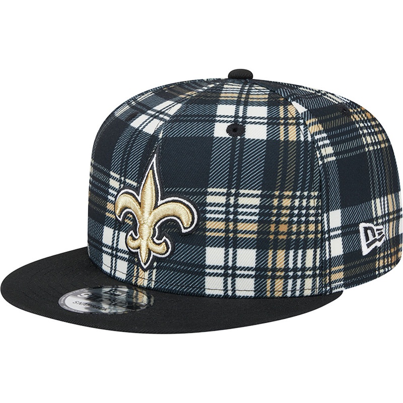 NFL New Orleans Saints New Era 2024/25 Sideline Statement 9FIFTY Snapback Hat – Black