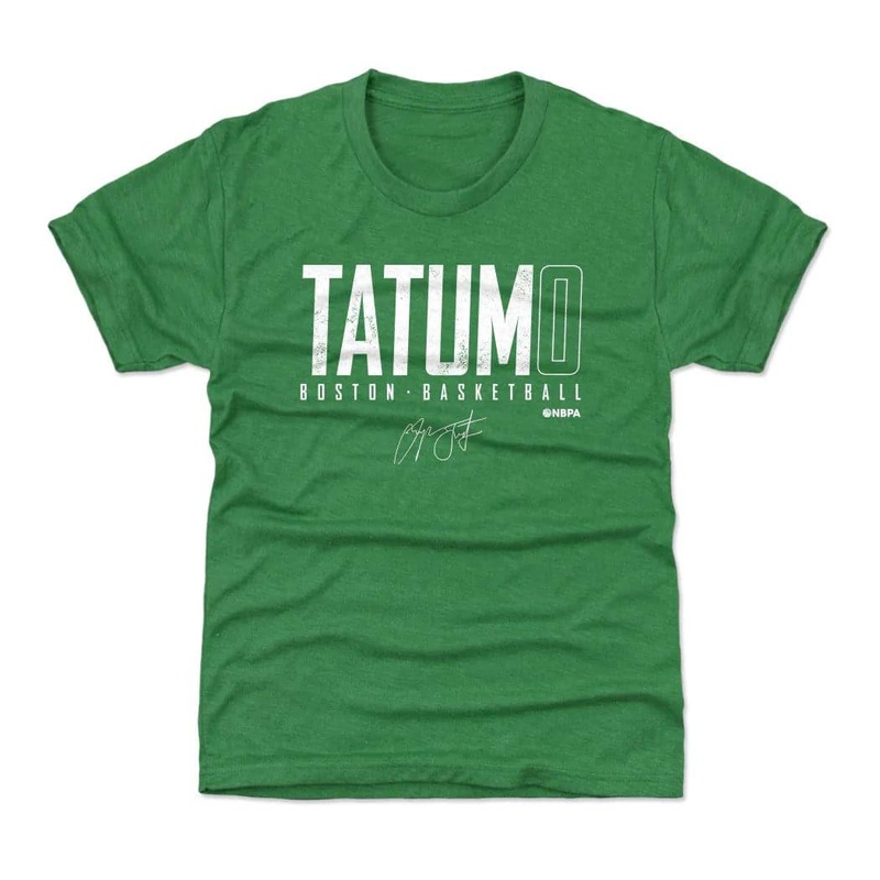 Youths Jayson Tatum Boston Celtics 500 Level NBA Elite Tri-Blend T-Shirt – Green