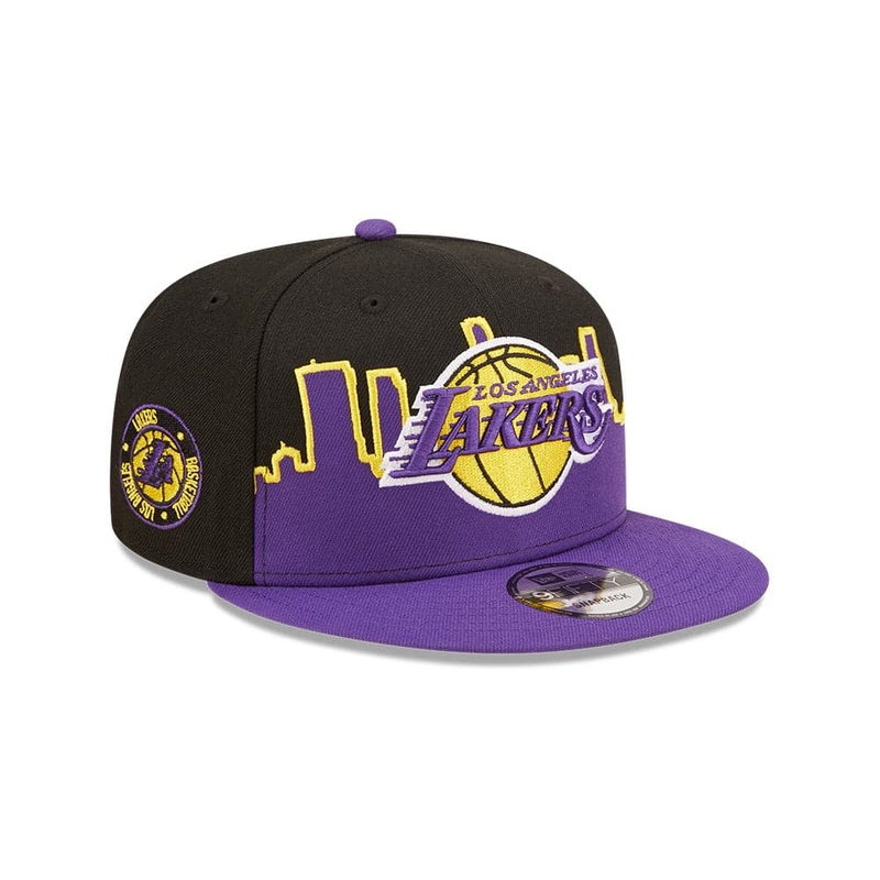 Youths Los Angeles Lakers New Era NBA 22-23 Tip Off 9FIFTY Snapback Hat- Black