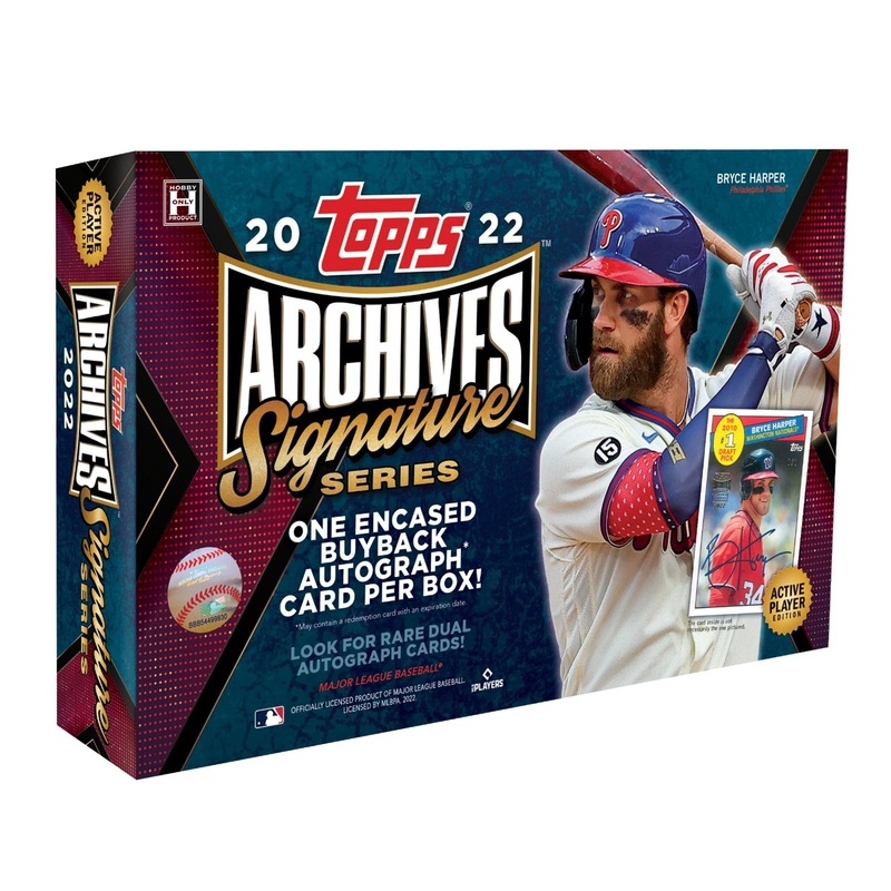 2022 Topps MLB Archives Active Baseball Trading Cards Hobby Box